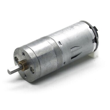 6V 100RPM Metal Geared DC Motor with Encoder - 1
