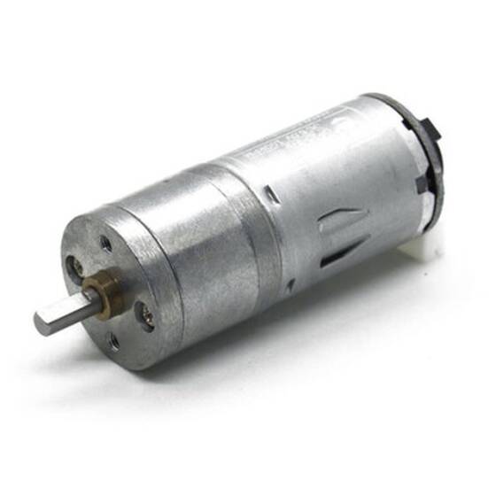 6V 100RPM Metal Geared DC Motor with Encoder - 1