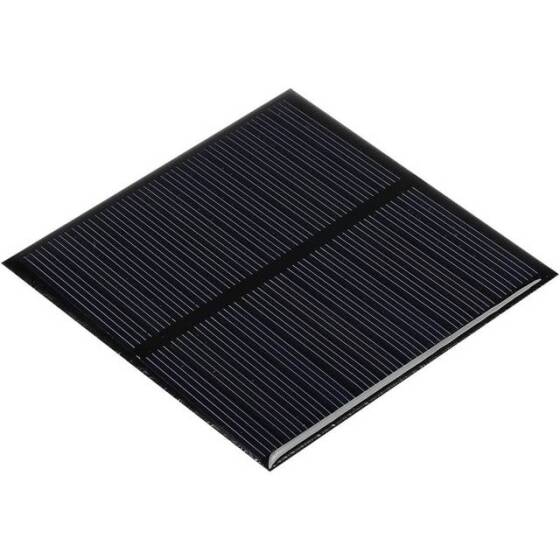 6V 150MA Glue Drop Polycrystalline Solar Panel Size:80x80mm - 1