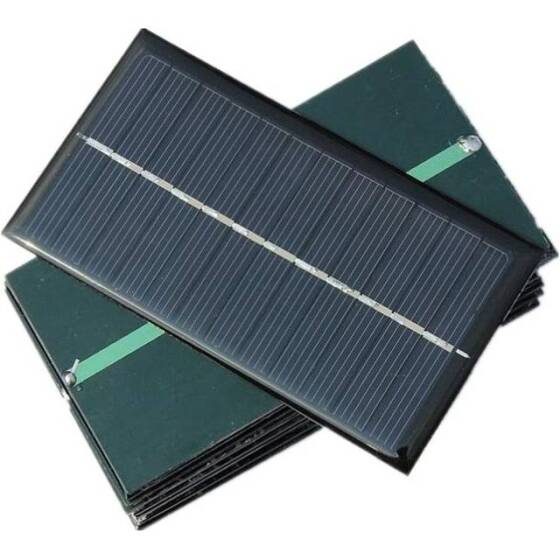 6V 1W Monocrystalline Drop Solar Panel Size:110x60mm - 3