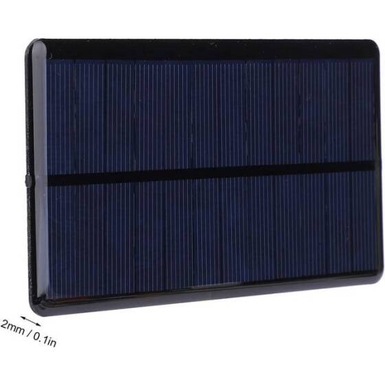 6V 210MA Polycrystalline Drop Solar Panel Size:133x73mm - 2