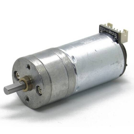 6V 300RPM Metal Geared DC Motor with Encoder - 1