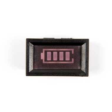 6V Two Wire Digital Display Electric Quantity Meter Battery Level Indicator - 2