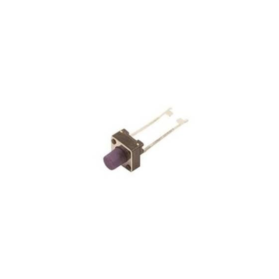 6X6X7mm 2-Pin Long-Legged Purple Tact Switch - 1
