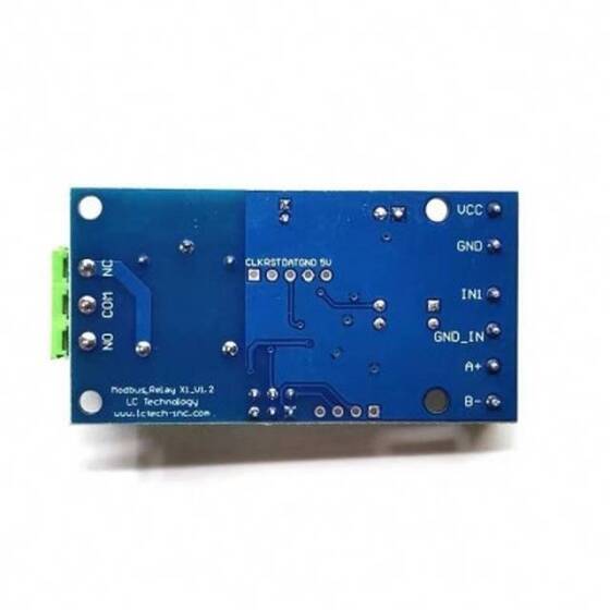 7-24V Modbus RTU 1 Channel 5V Relay Module RS485/TTL Anti-Reverse Connection - 3