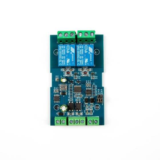 7-24V Modbus RTU 2 Channels 5V Relay Module RS485/TTL Anti-Reverse Connection - 3