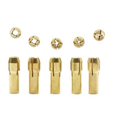 7 Pcs 3.17mm Mini Drill Chucks For Rotary Power Tools Diameter.0.5mm/1.0mm/1.5mm/2.5mm/3.0mm - 1