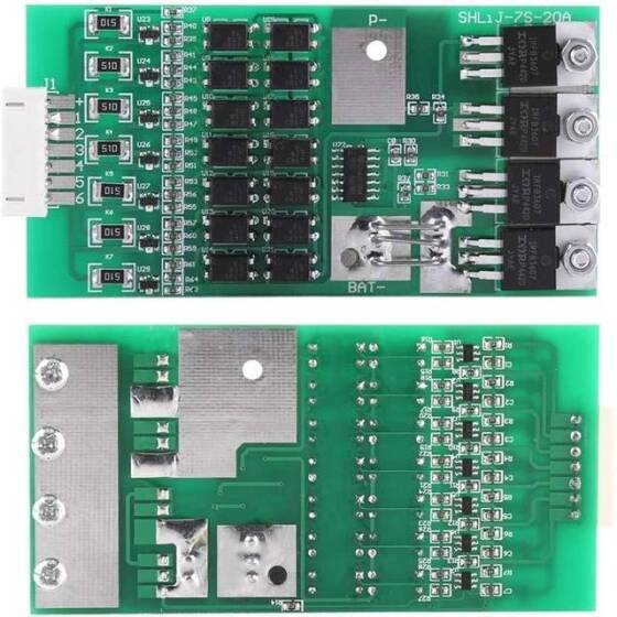 7S 24V 10A 4MOS Lithium Battery Protection Board With Cable - 4
