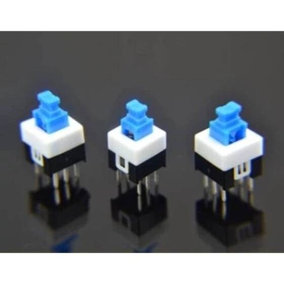 7x7mm Through Hole Self-Lock Push Switch - 1