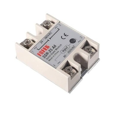 80-250V SSR-25AA Solid State Relay - 3