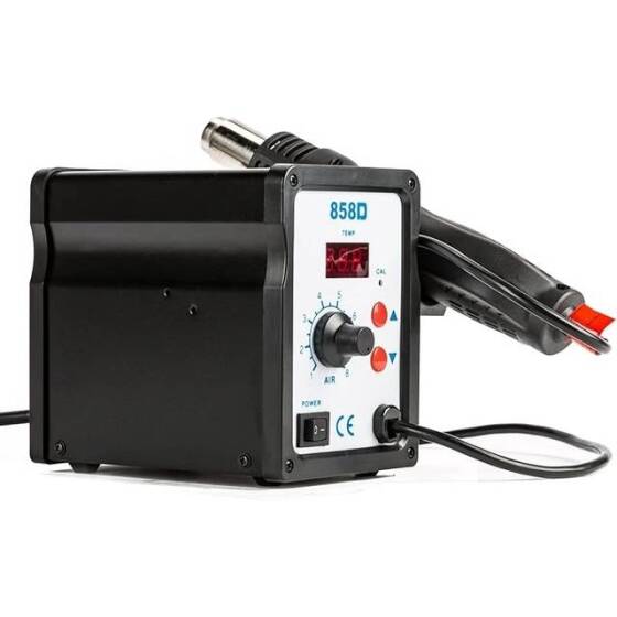 858D Hot Air Soldering Station With Display - 3