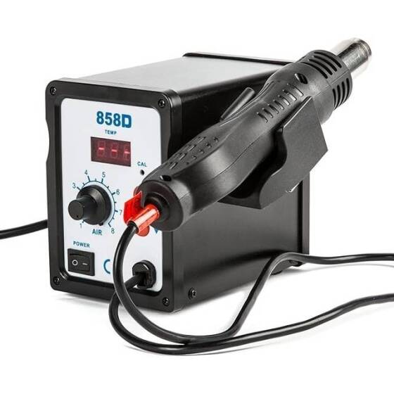 858D Hot Air Soldering Station With Display - 4