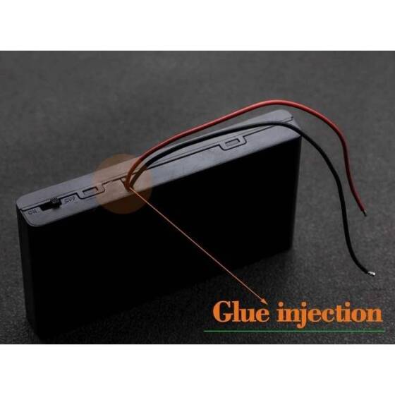 8x AA Battery Holder Box With Switch With Cover And DC - 4