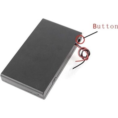 8x AA Battery Holder Box With Switch With Cover And DC - 5
