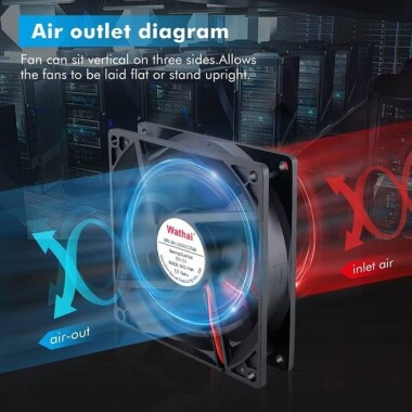 9225 DC12V 0-25A Oil Containing Cooling Fan - 4