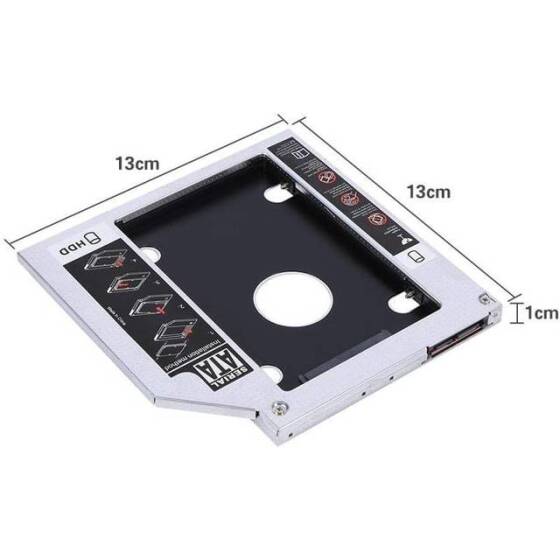 9.5mm All Aluminum Universal SATA 3.0 LED 2nd HDD Caddy - 4