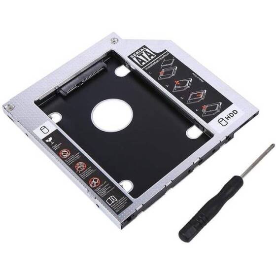 9.5mm All Aluminum Universal SATA 3.0 LED 2nd HDD Caddy - 5