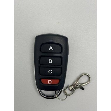 ABCD 315Mhz 6V Wireless Remote Control - Without Battery - D is Red - 3