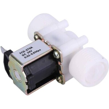 AC110V N/C G3/4 Male Thread Plastic Electric Solenoid Valve Water Air Inlet Flow Switch For 0-02-0-8Mpa - 3