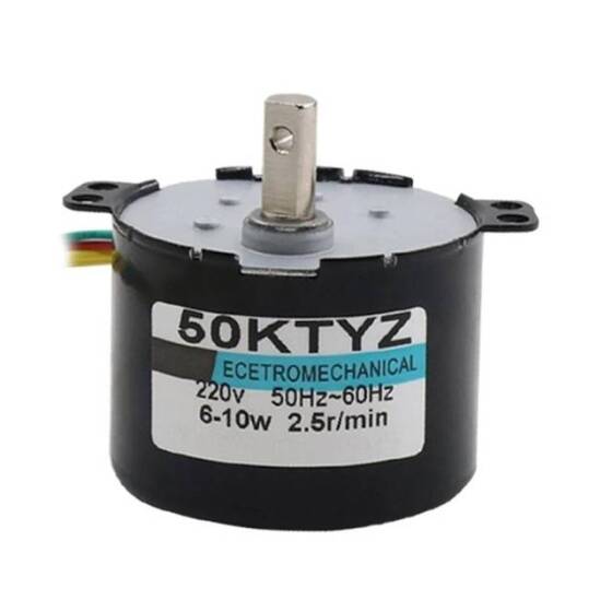 AC220V 6W 50KTYZ Permanent Magnet Synchronous Motor 15RPM - 3