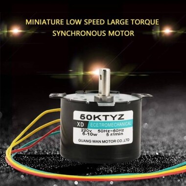 AC220V 6W 50KTYZ Permanent Magnet Synchronous Motor 5RPM - 4