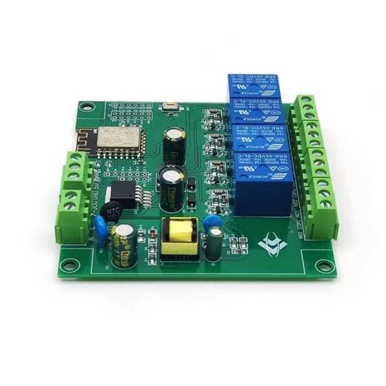 AC90-250V ESP8266 Wireless WIFI Relay Module 4 Channel ESP-12F Wifi Development Board AC/DC 5V/7-28V/5-80V Power Supply - 3