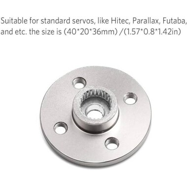 Aluminio Disc for Servo Motor - 2