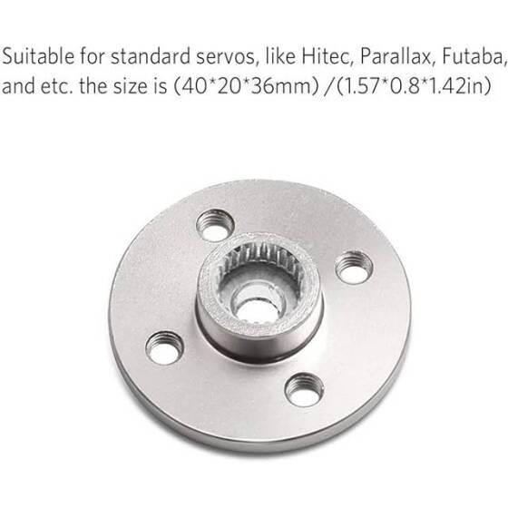 Aluminio Disc for Servo Motor - 2