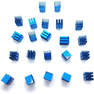 Aluminum Heatsink With Blue Thermal Tape Size:40x40x10mm - 5