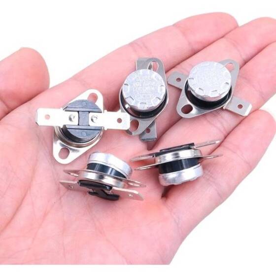 Bakelite KSD301 100 Degree Normally Closed NC Temperature Controlled Switch Thermostat 250V 10A Temperature Control - 5