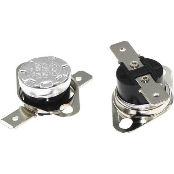 Bakelite KSD301 135 Degree Normally Open NC Temperature Controlled Switch Thermostat 250V 10A Temperature Control - 1