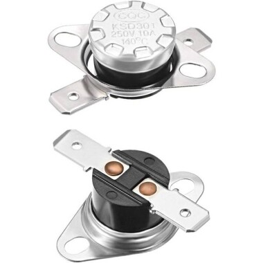 Bakelite KSD301 140 Degree Normally Closed NC Temperature Controlled Switch Thermostat 250V 10A Temperature Control - 1
