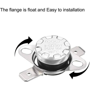 Bakelite KSD301 140 Degree Normally Open NC Temperature Controlled Switch Thermostat 250V 10A Temperature Control - 2