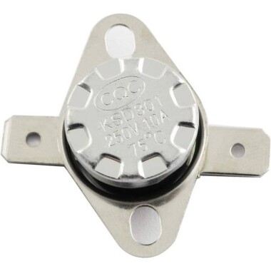 Bakelite KSD301 75 Degree Normally Open NC Temperature Controlled Switch Thermostat 250V 10A Temperature Control - 2