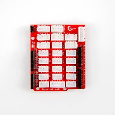 Base Sensor I/O SHIELD Expansion Board Module for Arduino Base Shield Sensor Expansion Board - Red (Works With Arduino AMTS I/O Port Board) - 3