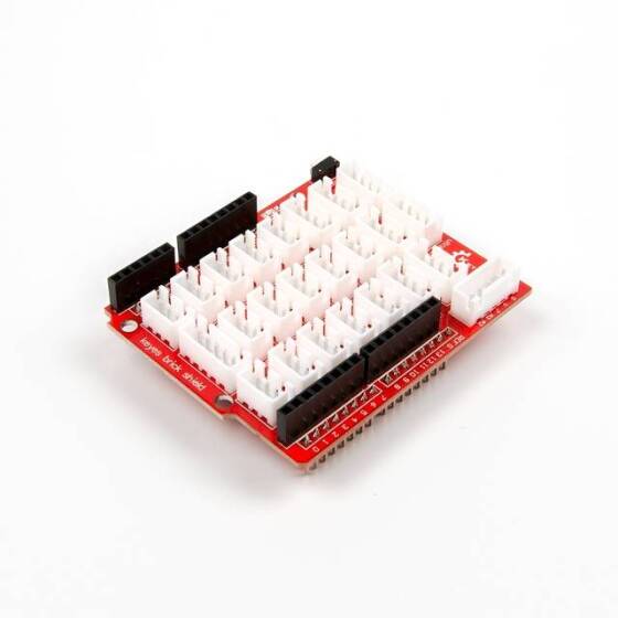 Base Sensor I/O SHIELD Expansion Board Module for Arduino Base Shield Sensor Expansion Board - Red (Works With Arduino AMTS I/O Port Board) - 6