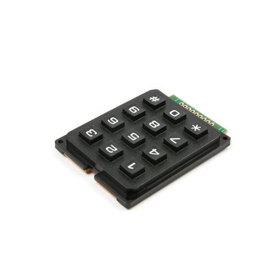 Black 3x4 Keyboard - 5