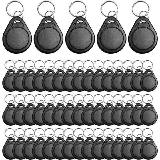 Black Blank Waterproof 125KHz T5577 EM4305 Reproducible RFID ID Tag For Access Control - 1