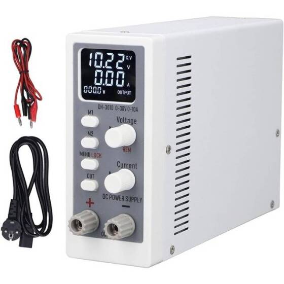 Black SPPS605D 60V5A Color Screen Storage DC Regulated Power Supply With Cable 220V EU Plug - 1