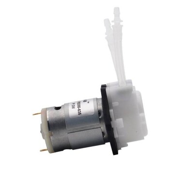 Black Type L 12V BPT Tube Liquid Pump ID:3mm-OD:5mm- 19-100 mL/Min. - 5