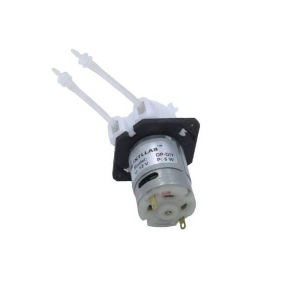 Black Type L 12V Silicone Tube Liquid Pump ID:3mm-OD:5mm- 19-100 mL/Min. - 1