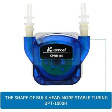 Black Type L 24V BPT Tube Liquid Pump ID:3mm-OD:5mm- 19-100 mL/Min. - 2