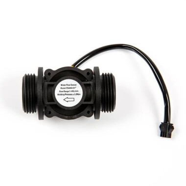Black Water Flow Sensor (Sea) FS400A Flowmeter G1 1-60L/min 3.5-12V - 6