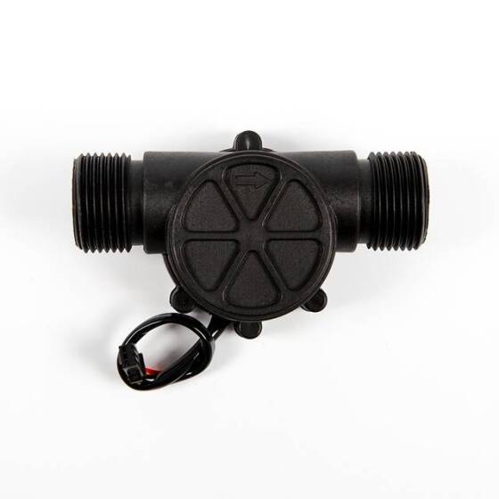 Black Water Flow Sensor (Sea) YF-G1 Flowmeter DN25 2-100L/min 5-24V - 5