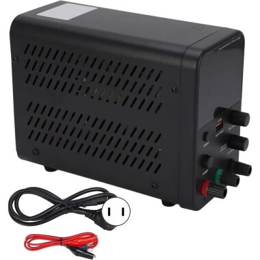 Black WPS3010H 30V 10A DC Adjustable RegulaTor Power Supply With Cable 110V US Plug - 2