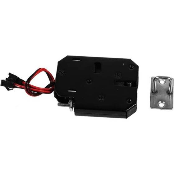 Black XG-07C DC24V 1A Small Locker Electromagnetic Lock Four Wire With Feedback - 5