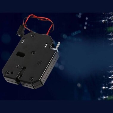 Black XG-07E DC5V 1-2A Small Locker Electromagnetic Lock Size:50x40x10mm - 2