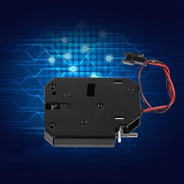 Black XG-07E DC5V 1-2A Small Locker Electromagnetic Lock Size:50x40x10mm - 3