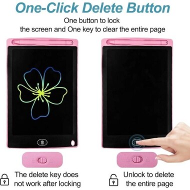 Blue 12 Inch LCD Writing Tablet Digital Drawing Tablet Doodle Board With Battery Size:287x193x10mm - 4