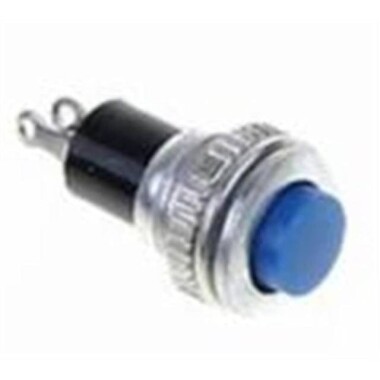 Blue DS-316 10mm Lock-Free Momentary Self-Reset Small Push Button Switch - 1